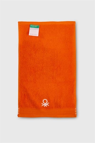 Be-0838-Or  %100 Pamuk Turuncu 30X50 Cm Misafir Havlusu