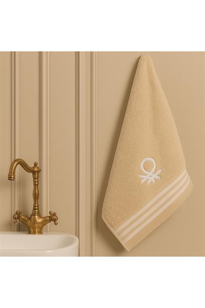 Be-0839-Bg  %100 Pamuk Bej 50X90 Cm El Havlusu