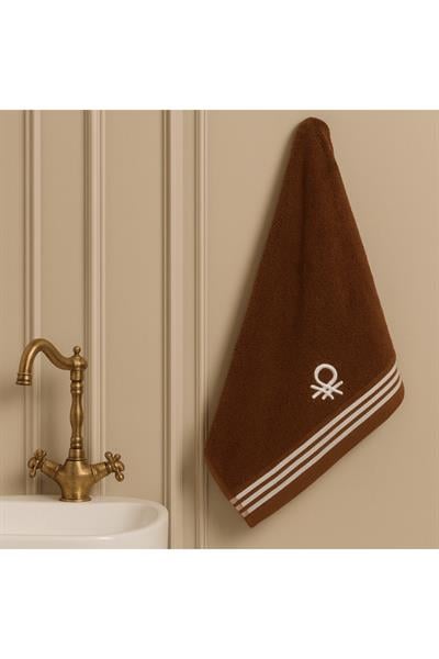 Be-0839-Dbr  %100 Pamuk Koyu Kahverengi 50X90 Cm El Havlusu