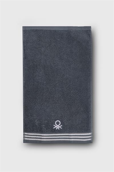 Be-0839-Dgy  %100 Pamuk Koyu Gri 50X90 Cm El Havlusu