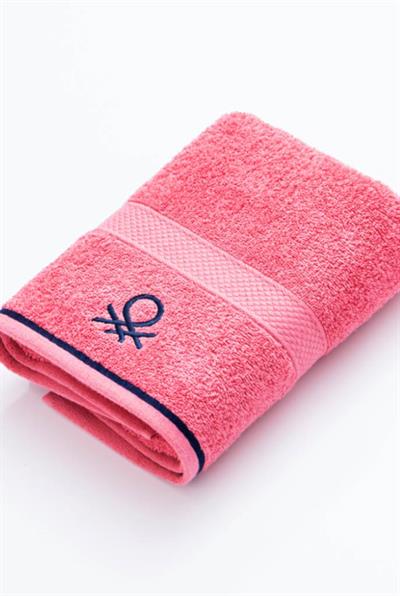 Be-2288-Pnk  %100 Pamuk Pembe 50X90 Cm Havlu