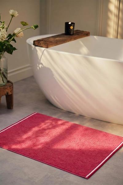 Be-2796-Pnk  %100 Pamuk Pembe 50X80 Cm Banyo Paspas Havlu