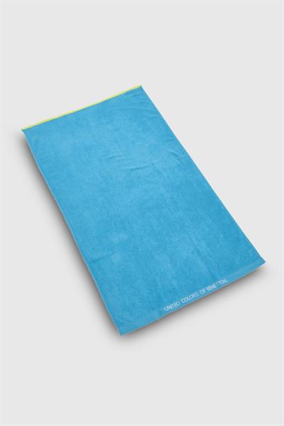 Be-2810-Bl  %100 Pamuk Mavi 70X140 Cm Banyo Havlusu