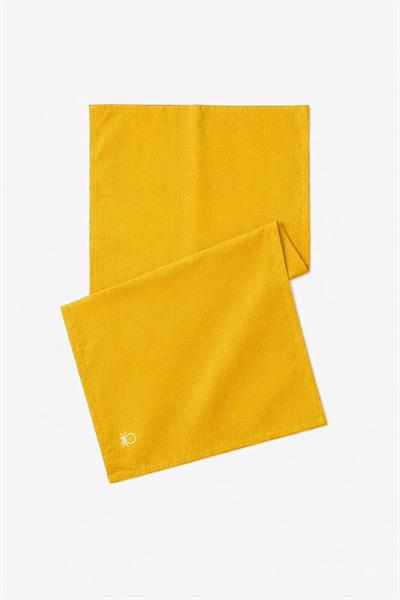 Be-28459-Ye  %100 Pamuk Sarı Düz  40*140 Cm Runner