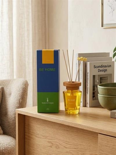 Be Home 130 Cc Ahşap Kapaklı Oda Kokusu Sarı