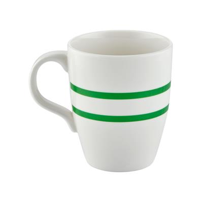 Benetton Porselen Kupa-Yeşil United Colors Of Benetton Logo Ve Çizgili