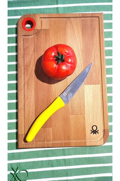 BE-KCT0055-K AHŞAP KESME TAHTASI-22*33 CM KIRMIZI