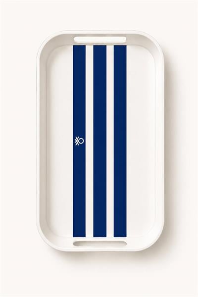 Be-Kct64-M  Melamine Mavi 19*33 Cm Servis Tepsisi