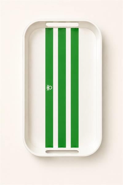 Be-Kct64-Y  Melamine Yeşil 19*33 Cm Servis Tepsisi