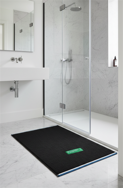 Be-2799-Bk  %100 Pamuk Siyah 50X80 Cm Banyo Paspas Havlu