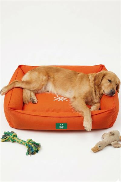 BNT-B2508-D Kedi & Köpek Yatağı  Turuncu 100 x70cm