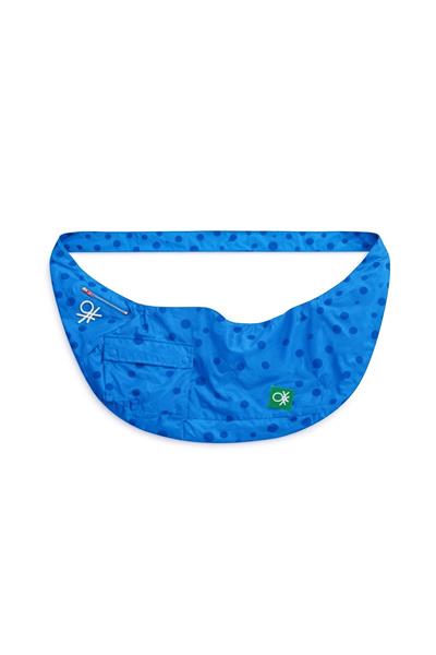 BNT-C2501-b Çapraz Askılı Çanta Puantiyeli Mavi