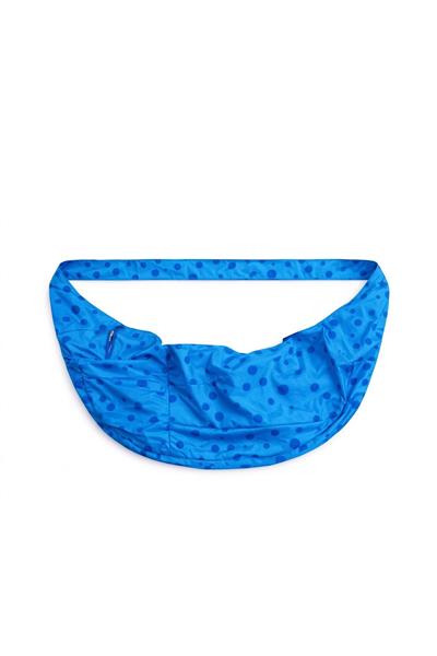 BNT-C2501-b Çapraz Askılı Çanta Puantiyeli Mavi