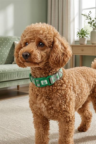 BNTMKT-0028-DB-1  Kedi &Köpek Örme Tasma  1,5x26-40 cm