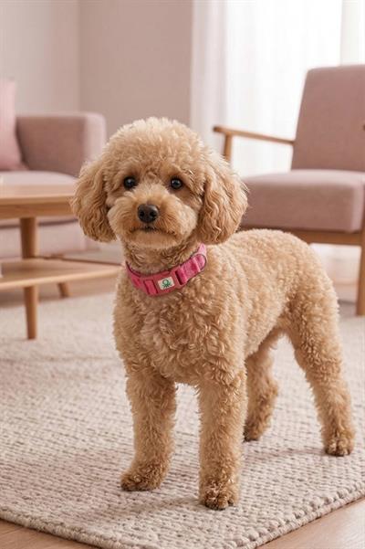 BNTMKT-0028-DB-22L  Kedi &Köpek Örme Tasma  2x32-50 cm