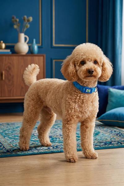 BNTMKT-0028-DB-2L  Kedi &Köpek Örme Tasma  2x32-50 cm