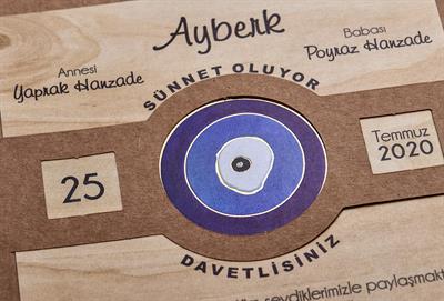 Kare Sünnet Davetiyesi Modeli