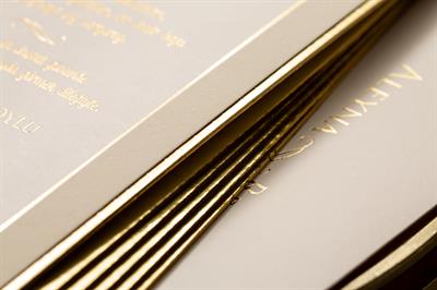 Lüks Tasarımlı İklim Wedding Davetiye