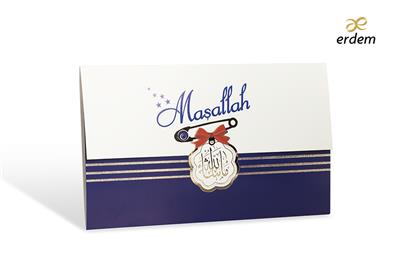 Maşallah Temalı Erdem Sünnet Davetiyesi