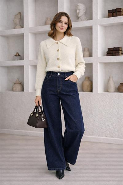 Denim Pantolon Lacivert