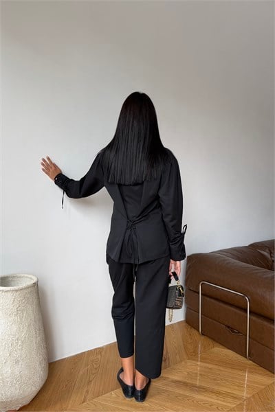 Gabardin Pantolon Siyah