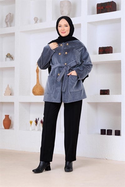 Kaşmir Ceket Gri