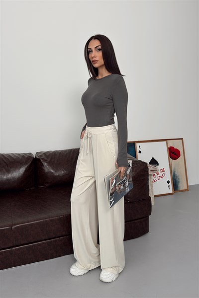 Palazzo Model Pantolon Bej