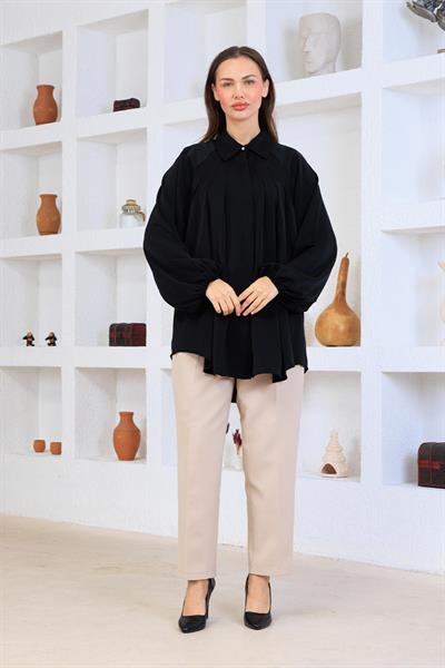 Pilise Tunik Siyah