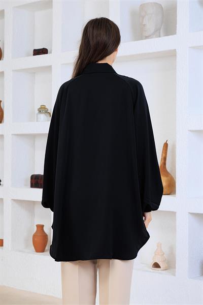 Pilise Tunik Siyah