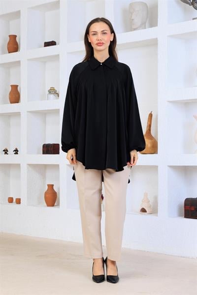Pilise Tunik Siyah