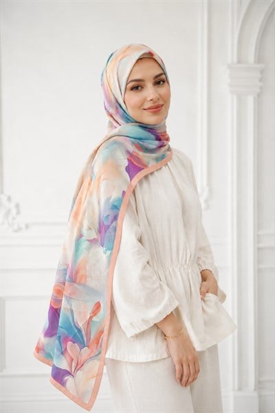 Riva Pamuklu Soft Şal Pembe