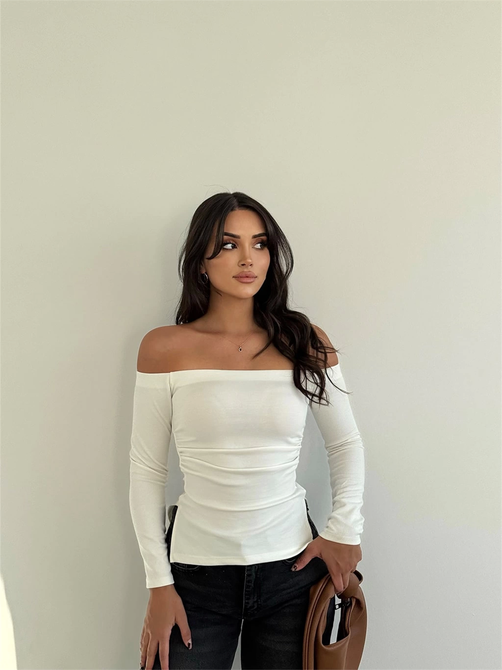Straplez Lena Sandy Crop