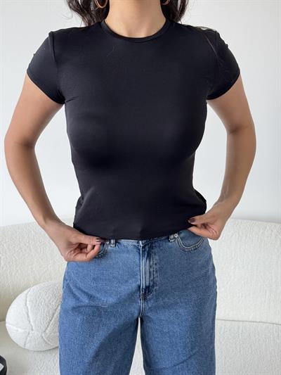 Basic Premium Kısa Kollu Bluz