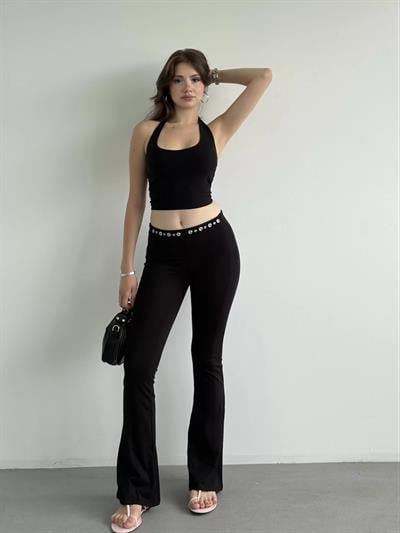 Bel Detay İspanyol Pantolon