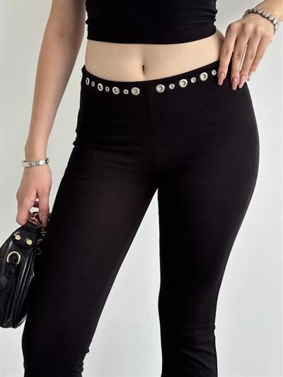 Bel Detay İspanyol Pantolon