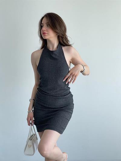 Bürümcük Mini Halter Elbise