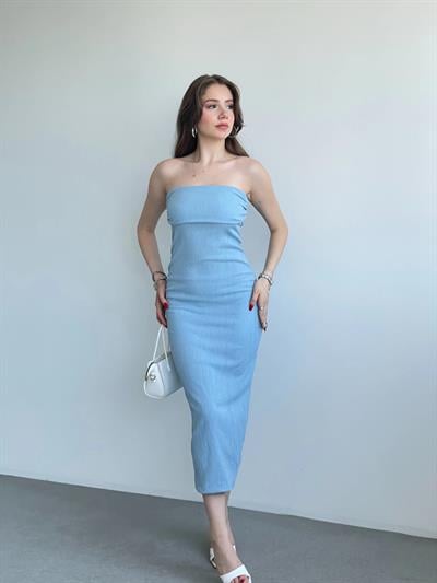 Bürümcük Straplez Elbise