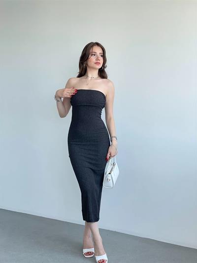 Bürümcük Straplez Elbise