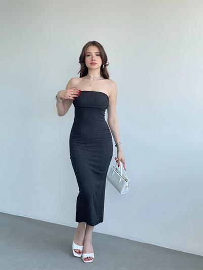 Bürümcük Straplez Elbise