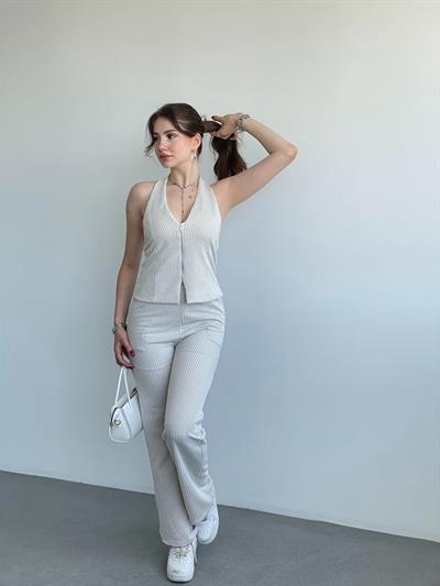 Çizgili Halter Takım