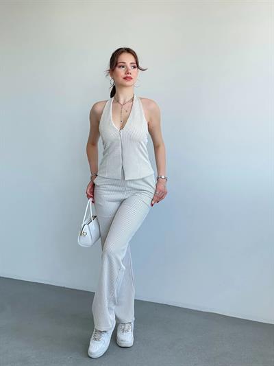 Çizgili Halter Takım