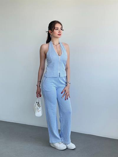 Çizgili Halter Takım