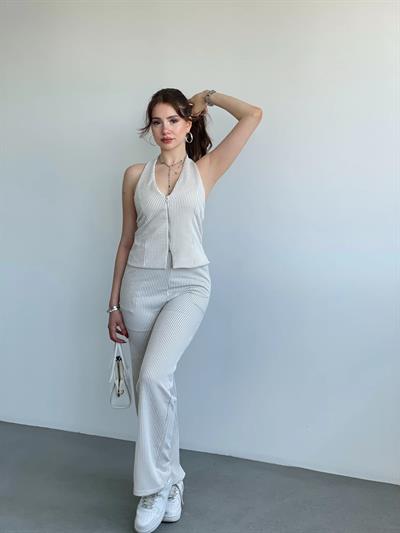 Çizgili Halter Takım