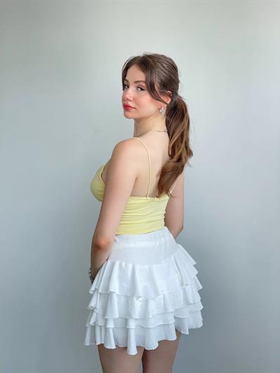 Dalgıç Kumaş Askılı Crop