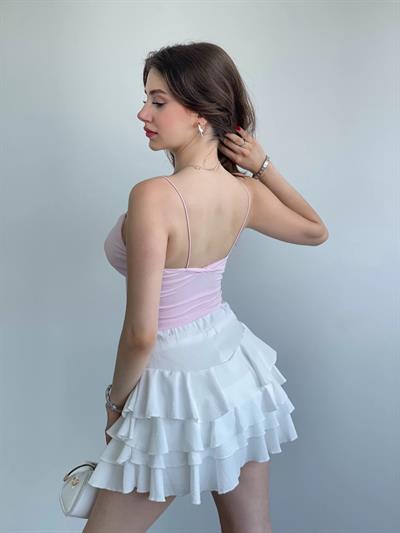 Dalgıç Kumaş Askılı Crop