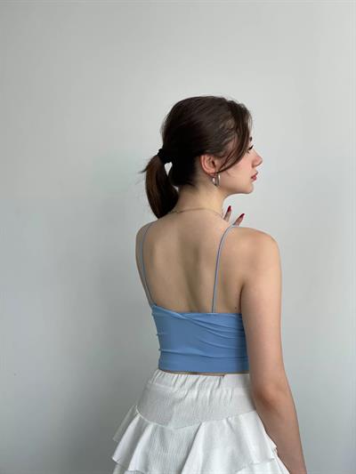 Dalgıç Kumaş Askılı Crop