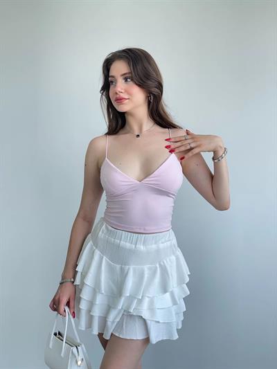 Dalgıç Kumaş Askılı Crop