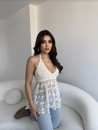 Dantel Tasarım Bluz