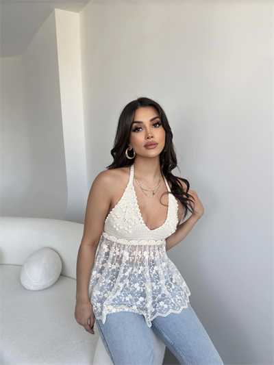 Dantel Tasarım Bluz