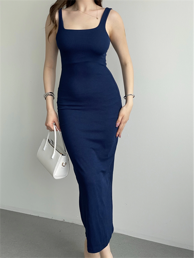 Fitilli Kumaş Askılı Elbise